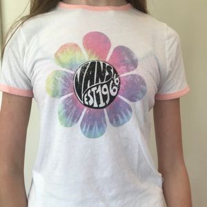 Vintage Vans Flower Print T-Shirt